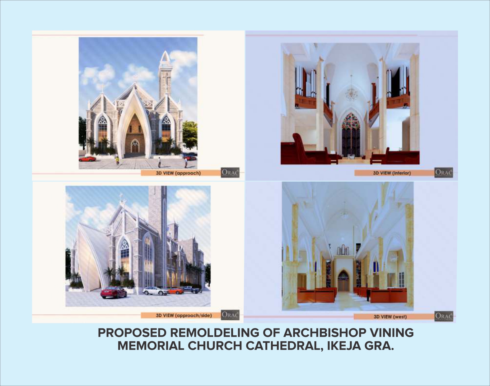 Proposed Remodelling of Archbishop Vining Memorial Church Cathedral